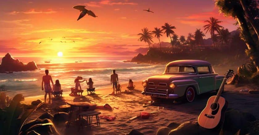 Nostalgic Classic Hot Rod Surf Music